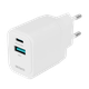Väggladdare 1xUSB-A 18w, 1xUSB-C 20w 0 thumbnail