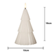 FLAMME Grany Blockljus LED vit 10x18cm 0 thumbnail