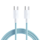 Boost Kabel USB-C till USB-C 60W, 1 meter, blå 0 thumbnail