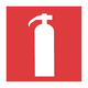 Brandskylt Handbrandsläckare 20x20 cm 0 thumbnail